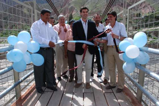 Inauguración de la Pasarela Peatonal Iruya-La Banda