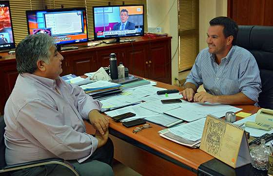 El ministro de Gobierno se interiorizó de los proyectos en marcha en Hipólito Yrigoyen