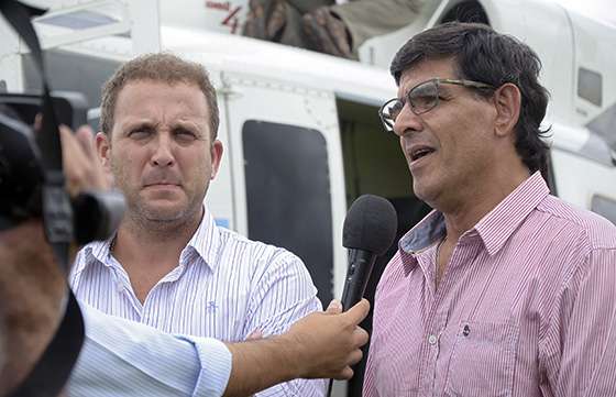 Defensa Civil participó del operativo de rescate por la crecida del río Metán