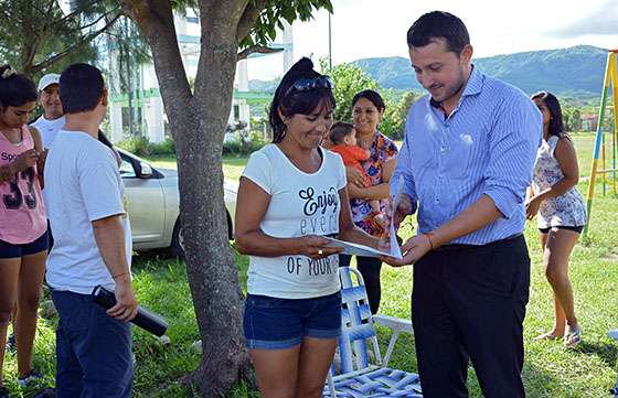 Vecinos de San Luis podrán arreglar un playón con respaldo de la Provincia
