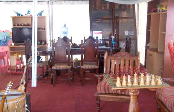 Exposición por el aniversario del Servicio Penitenciario en plazoleta IV Siglos