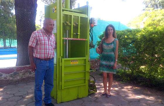 Joaquín V. González da su primer paso en el reciclaje de residuos