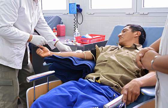 Hoy habrá una colecta de sangre en Club Central Norte