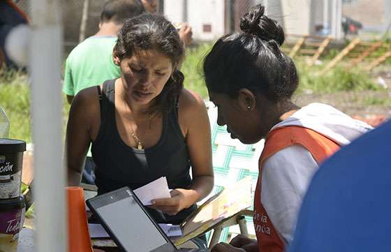 El Gobierno comenzó con el operativo de relevamiento en Parque La Vega