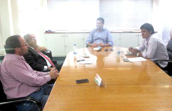 El ministro Montero recibió al presidente de la Cámara de Diputados