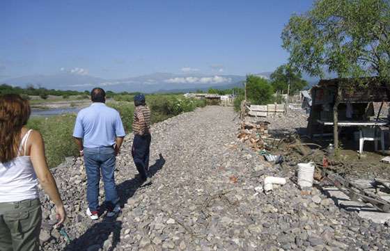 Minería fiscalizó actividad extractiva de áridos en el río Arenales