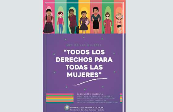 Derechos Humanos y Justicia presentan las actividades por el Mes de las Mujeres