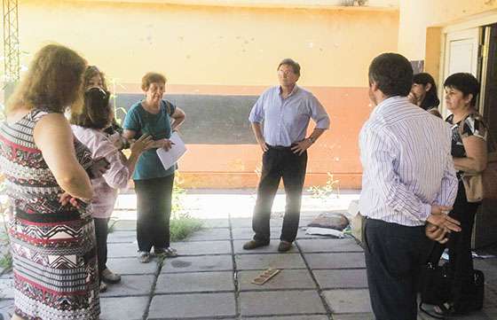 Supervisan el estado de las escuelas de El Galpón antes del inicio de ciclo lectivo