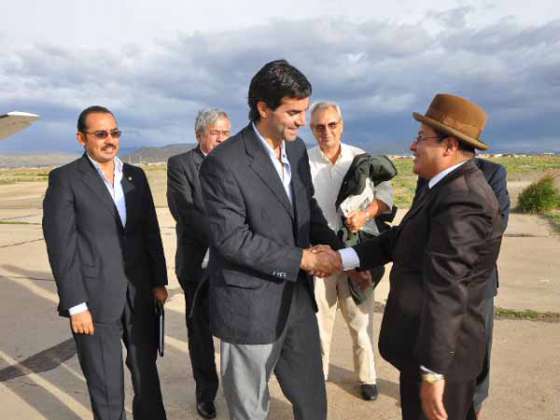 El prefecto de Oruro recibió al gobernador Urtubey