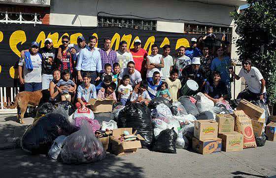 Comunidad wichi de general Pizarro recibió donaciones de un club de fútbol salteño