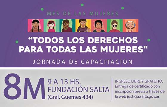 Se desarrolla una jornada de capacitación por el Mes de las Mujeres