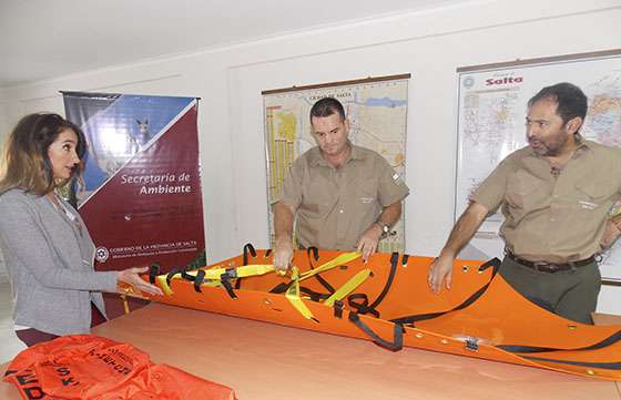 Guardaparques provinciales amplían su equipamiento para rescates