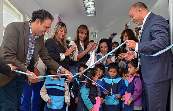 El Gobierno inauguró otra escuela de Nivel Inicial en La Caldera