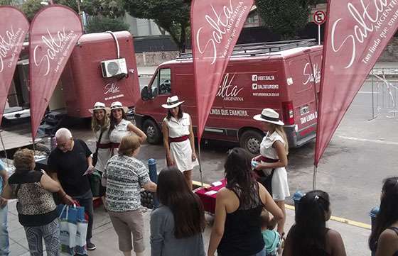 La propuesta turística de Salta se difundió en la Fiesta Nacional de la Vendimia