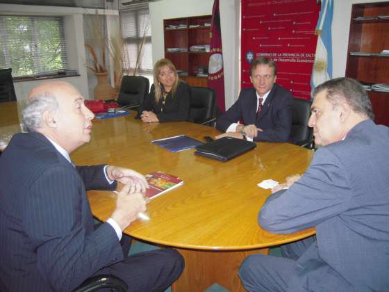 El ministro Loutaif recibió al representantes de la Fundación Mediterránea 
