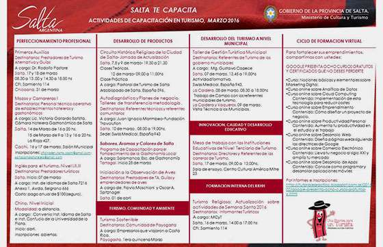 Continúan las capacitaciones del programa de Formación para el sector turístico