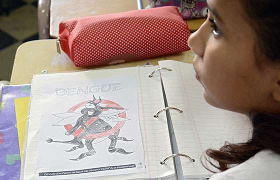 Estudiantes salteños realizan actividades con la campaña “Todos contra el dengue”