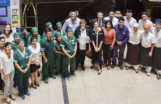 El Hotel Casa Real fue distinguido por su continuo trabajo en sustentabilidad