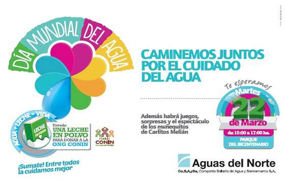 Realizan una caminata por el Día Mundial del Agua