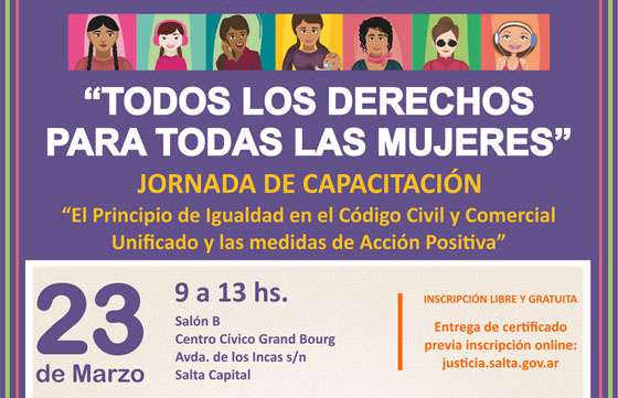 Inicia la capacitación sobre el abordaje de los derechos de la mujer en el Código Civil y Comercial