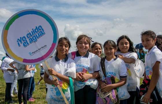 Más de 600 niños participaron de la caminata solidaria  ¡Yo cuido el agua!