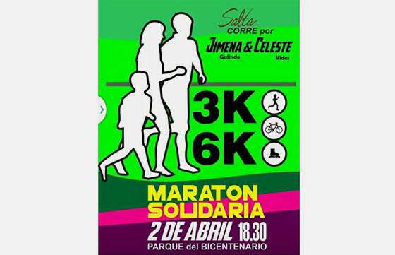 Se realizará una maratón solidaria por Jimena Galindo y Celeste Vides