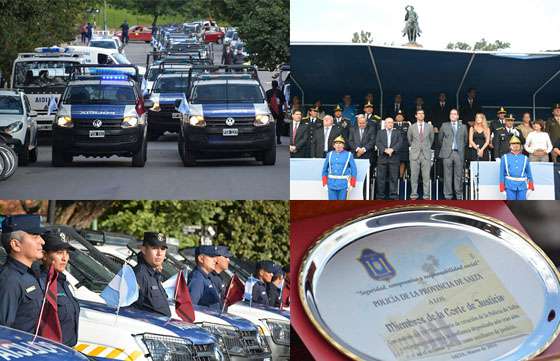El Gobierno reforzó el parque automotor de la Policía con nuevos móviles