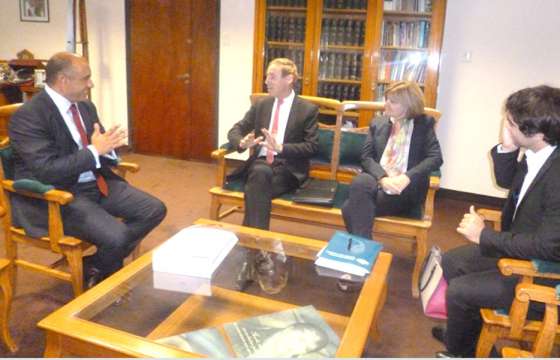 El ministro Dib Ashur recibió al embajador de Australia en Argentina
