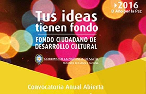 Proyectos seleccionados por el Fondo Ciudadano de Desarrollo Cultural 2016