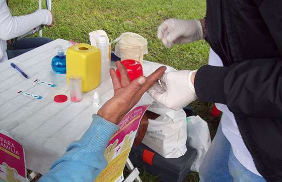 Se realizará test rápido para detección de VIH en Villa Floresta