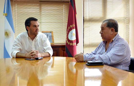 El ministro Rodríguez recibió al secretario general de las 62 Organizaciones