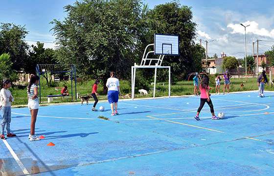 Trabajarán en la reparación de edificios de centros vecinales y playones deportivos