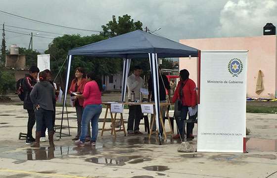 Está en marcha en Salta el operativo para acercar a los vecinos información sobre la tarifa social