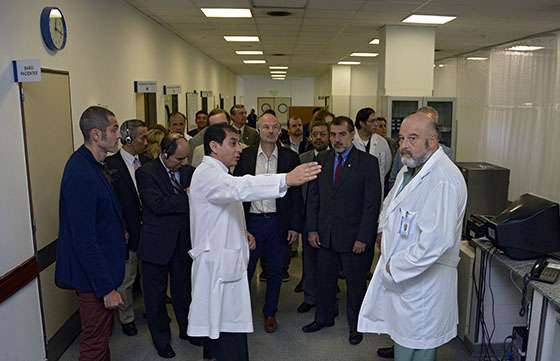 Una comitiva de UNICEF visitó el Hospital Público Materno Infantil