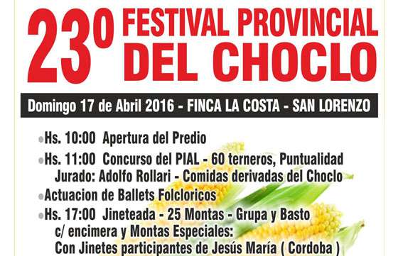 Se presentará hoy el 23º Festival Provincial del Choclo