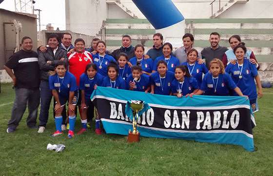 San Pablo se consagró campeón provincial del Fútbol de los Barrios