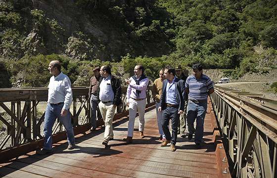 Habilitaron un puente transitorio en el paso internacional Los Toldos – La Mamora