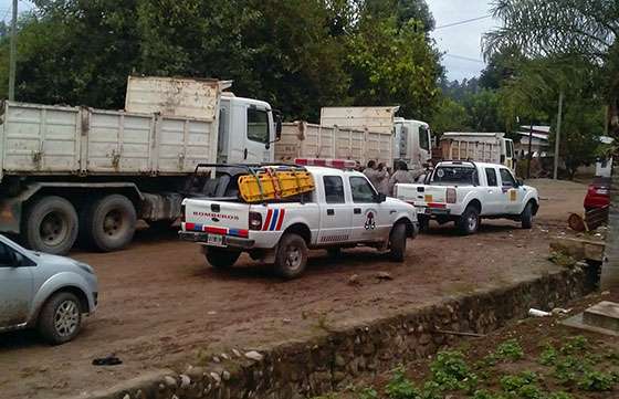 El operativo de descacharrado se realizó en Aguas Blancas