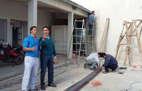 La construcción del edificio de nivel inicial Roberto Romero está en su etapa final