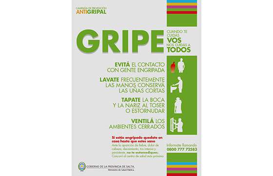 La provincia registra circulación del virus de la gripe A y B