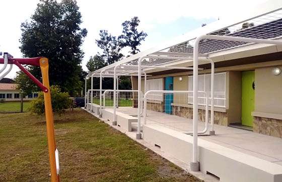 El Gobierno construyó un nuevo edificio escolar de nivel inicial en El Mollar