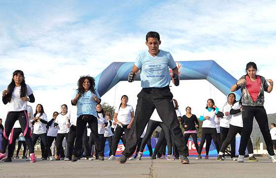 Fin de semana con actividad física y arte urbano en el Parque del Bicentenario