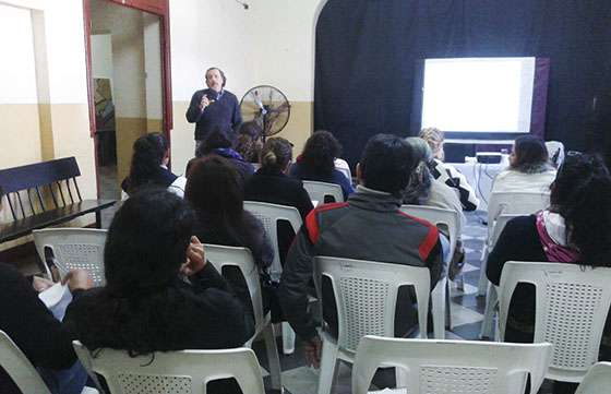 Capacitaron en prevención de adicciones en Joaquín V. González