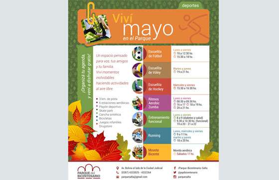Viví mayo en el Parque del Bicentenario