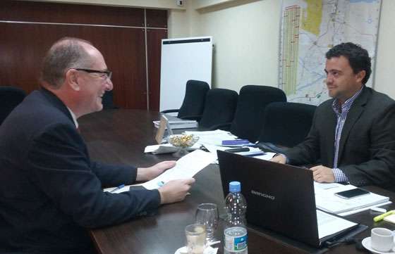 El Ministro de Hacienda se reunió con el presidente de la Comisión de Obras Públicas en Diputados