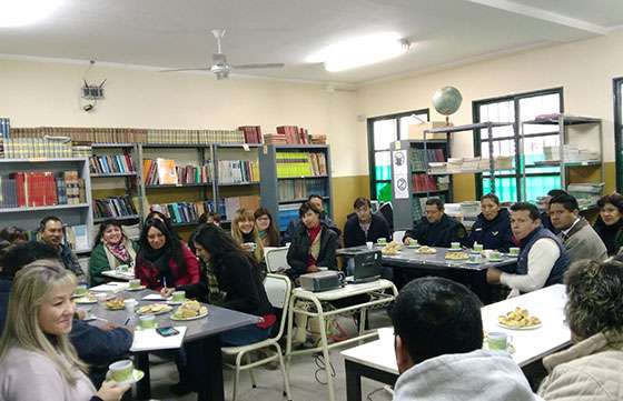 Seguridad instruyó sobre su metodología de trabajo a docentes y concejales de San Lorenzo