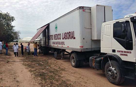 Consultorios itinerantes atienden a niños y embarazadas del chaco salteño
