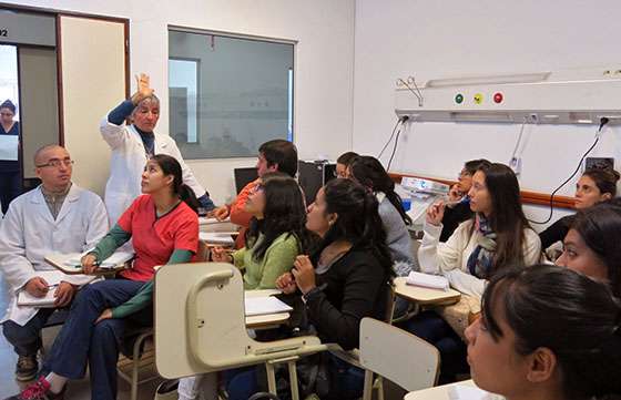 Alumnos de Nutrición de la Universidad Nacional de Salta recibieron capacitación para la realización de prácticas profesionales