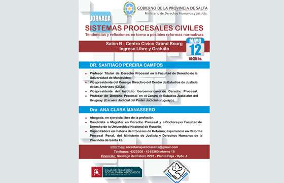 Convocan a debatir sobre reformas del Sistema Procesal Civil