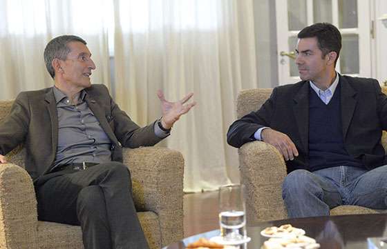 El Gobernador recibió al exdiputado nacional Abel Hernández